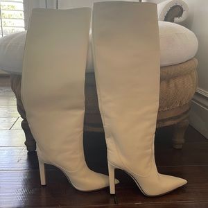 Jimmy choo white boots